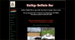 Desktop Screenshot of kathysbuffalobar.com
